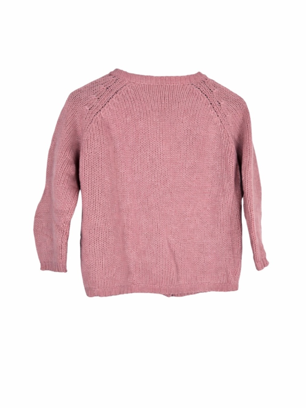 LoveShackFancy Pink Floral Anastasia Cardigan SZ S Knit Embroidered - Picture 4 of 6